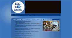 Desktop Screenshot of globalhospitalitymanagementgroup.com